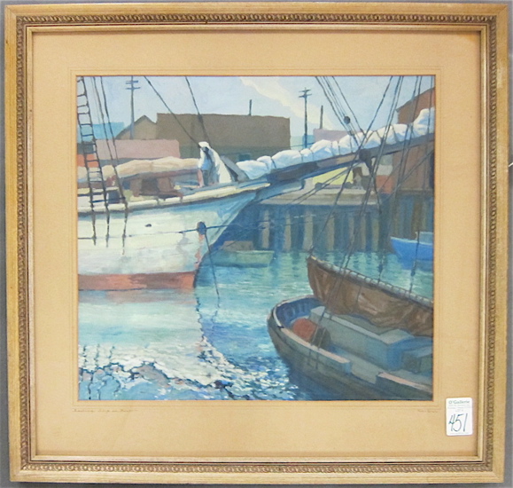 ROSS GILL WATERCOLOR ON PAPER
