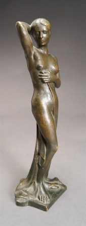 ROSSI MA(?), BRONZE FIGURE OF