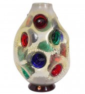 ROSSI MURANO GLASS VASEMurano