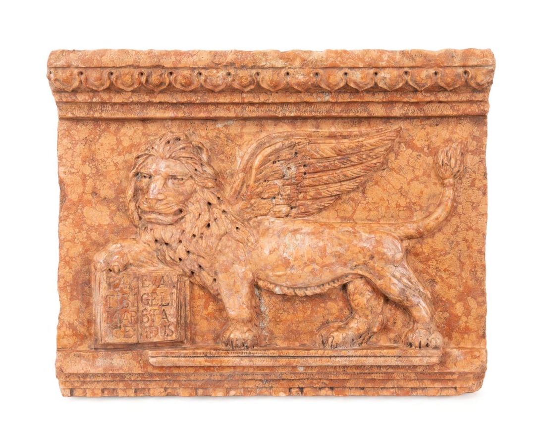 ROSSO VERONA MARBLE, LION OF ST.