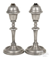 ROSWELL GLEASON PAIR OF PEWTER