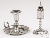 ROSWELL GLEASON PEWTER CHAMBER