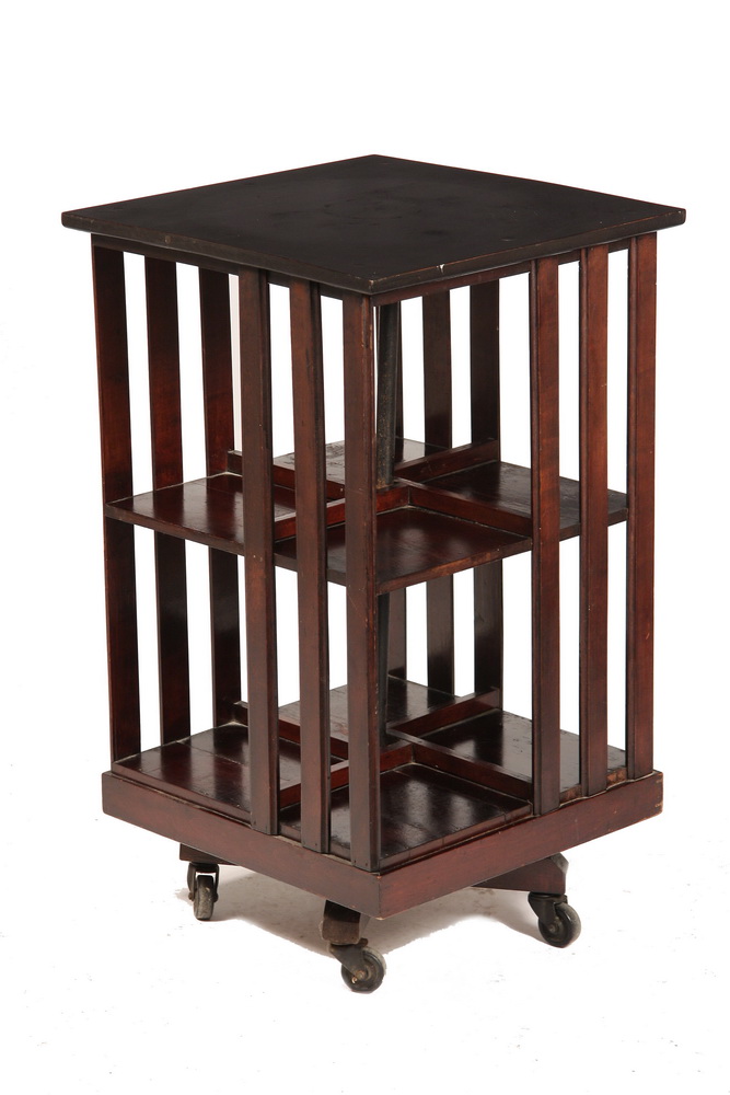 ROTATING BOOKCASE - American Walnut