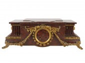 ROUGE MARBLE MANTEL CLOCKunsig