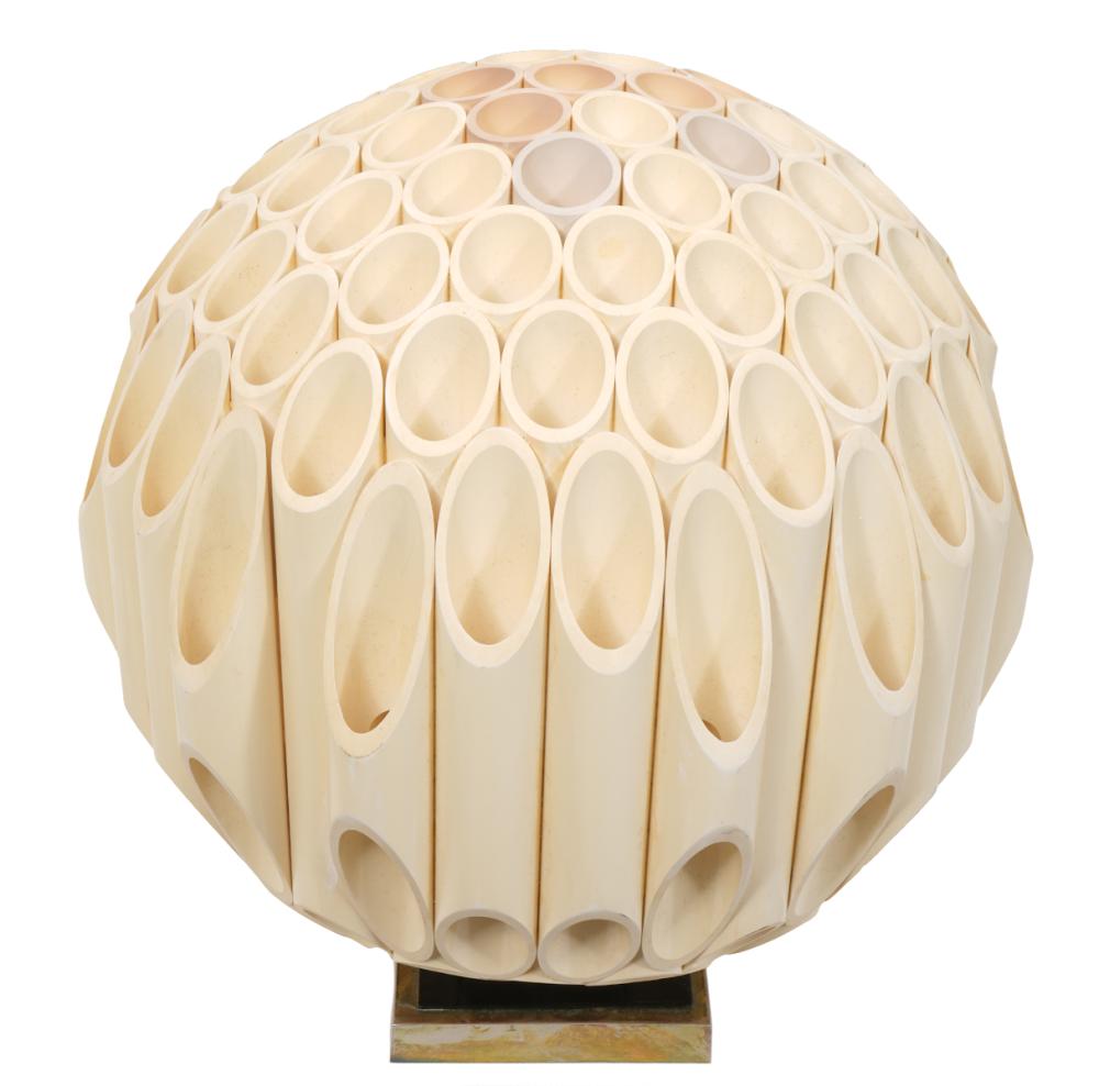 ROUGIER 1980 SPHERE TUBE SCULPTURAL