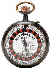 ROULETTE GAMBLING POCKET WATCH