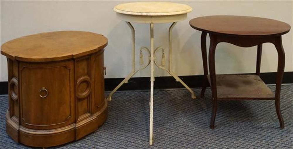 ROUND CHERRY SIDE TABLE,