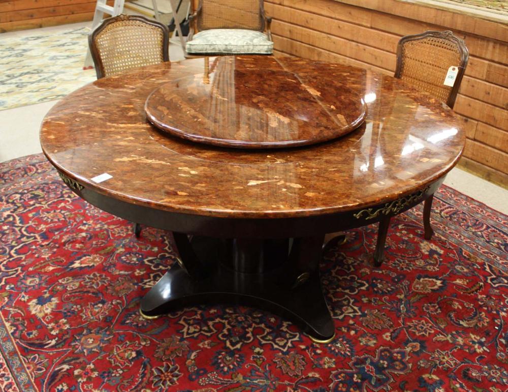 ROUND EMPIRE STYLE MAHOGANY