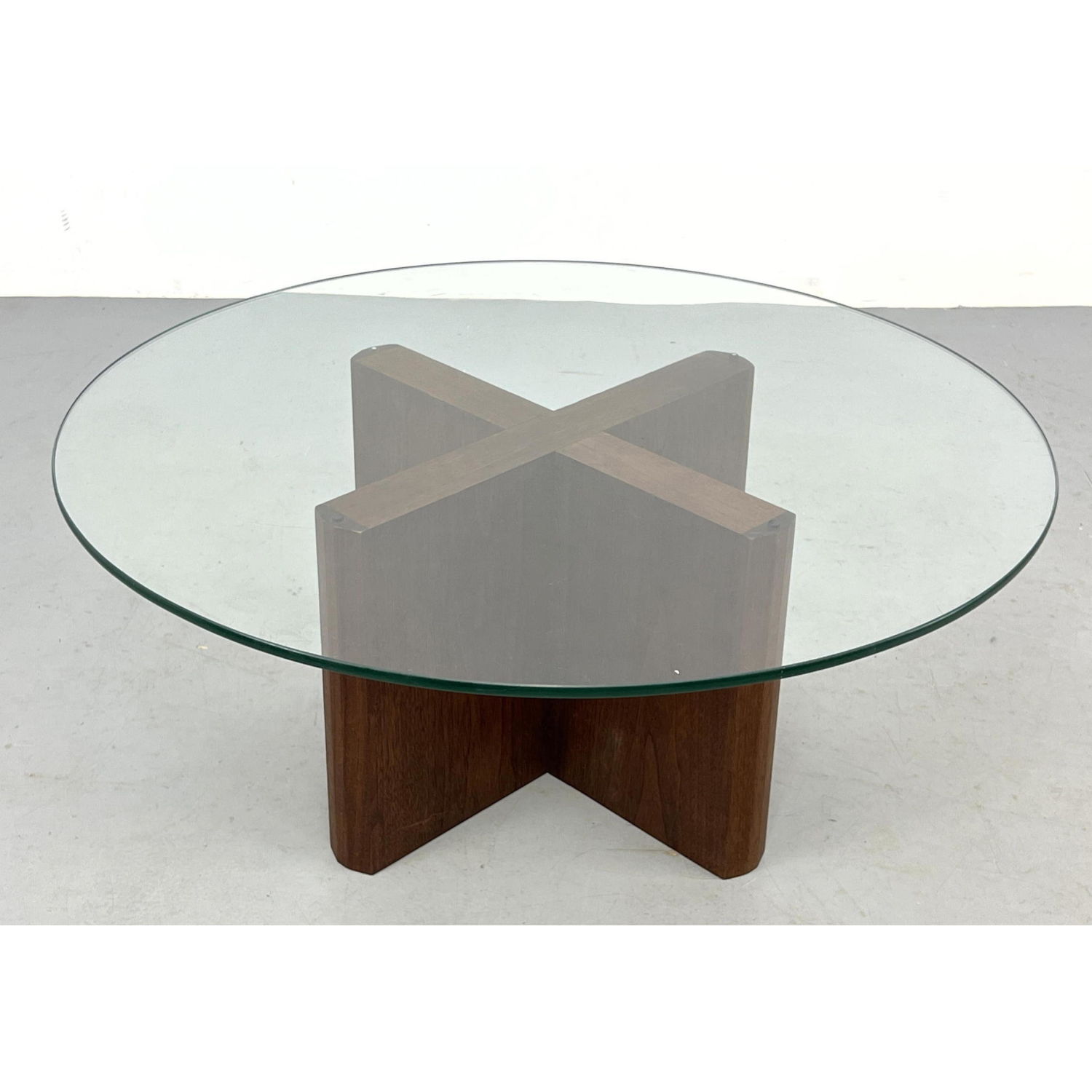Round Glass Top Modernist