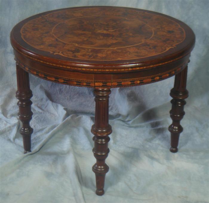 Round inlaid continental side