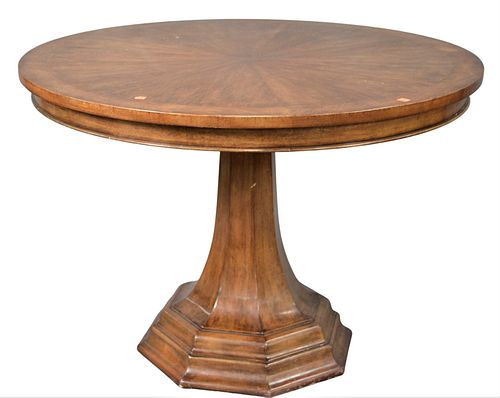ROUND MAHOGANY OCCASIONAL TABLE,