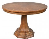 ROUND MAHOGANY OCCASIONAL TABL
