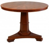 ROUND MAHOGANY TIP TABLERound