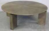 Round Midcentury Style Bronze