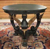 ROUND NEOCLASSICAL STYLE CENTE