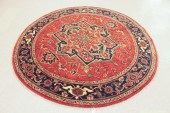 ROUND ORIENTAL CARPET, INDO-SE