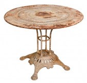 ROUND OUTDOOR METAL COCKTAIL T