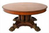 ROUND VICTORIAN MAHOGANY DININ