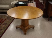 ROUND VICTORIAN MAPLE CENTER T