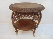ROUND VICTORIAN WICKET TABLE W