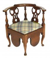 +ROUNDABOUT OR CORNER CHAIR, C