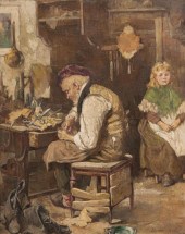 ROWLAND H. HILL OIL ON CANVASR