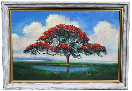 ROY A MCLENDON (B. 1932) "POINCIANA
