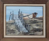 ROY BAILEY NANTUCKET OIL ON BO