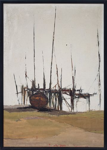 ROY BAILEY OIL ON CANVAS MID