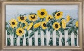 ROY BAILEY OIL ON CANVAS "SUNF