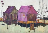 ROY BAILEY OIL ON CANVAS "CARN