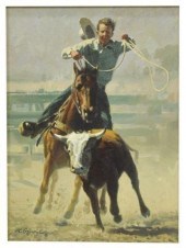 ROY GRINNELL (B.1933) WESTERN,