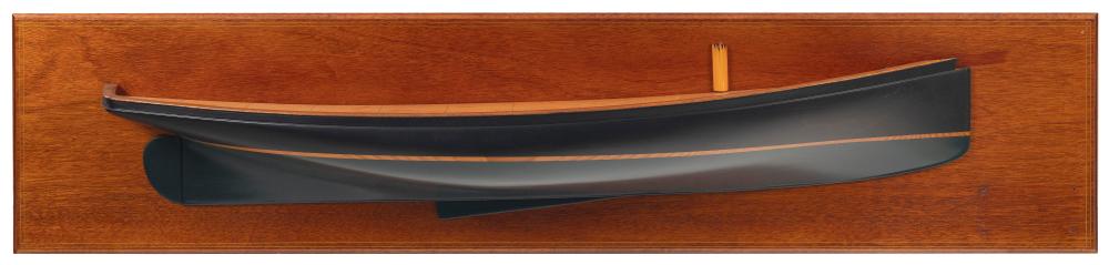 ROY JENKINS MOUNTED HALF HULL MODEL