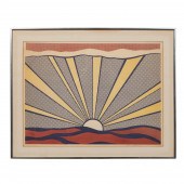 ROY LICHTENSTEIN PENCIL SIGNED