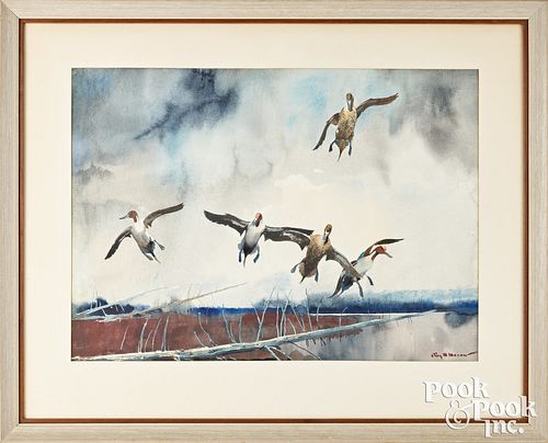ROY MARTELL MASON WATERCOLOR