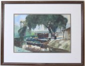 ROY MARTELL MASON WATERCOLOR O