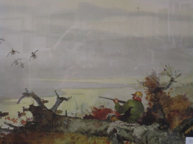 Roy Mason print duck hunter