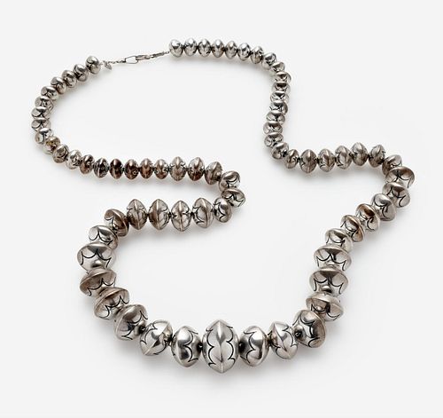 ROY VANDEVER NAVAJO SILVER BEAD