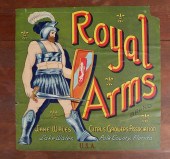 ROYAL ARMS FLORIDA CITRUS LABE