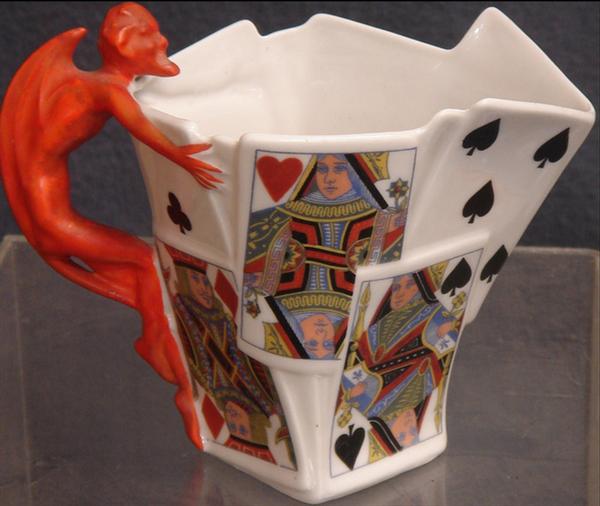 Royal Bayreuth Cards and Devil