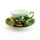 ROYAL BAYREUTH CUP AND SAUCER,