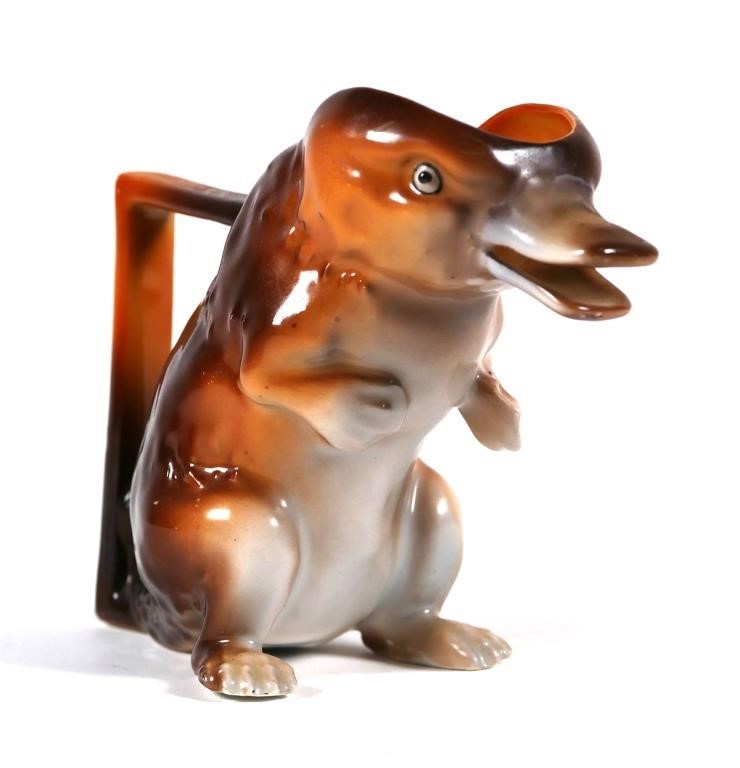 ROYAL BAYREUTH FIGURAL PLATYPUS