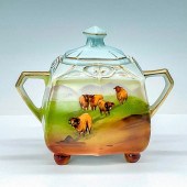 ROYAL BAYREUTH LIDDED SUGAR JA