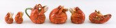 ROYAL BAYREUTH SIX-PIECE PORCE