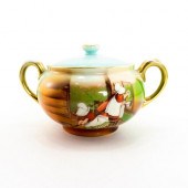 ROYAL BAYREUTH SUGAR BOWL, SUN