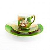 ROYAL BAYREUTH TEA TRIO HOMELY