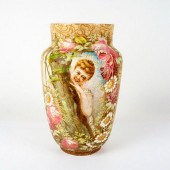 ROYAL BONN HAND PAINTED VASE,
