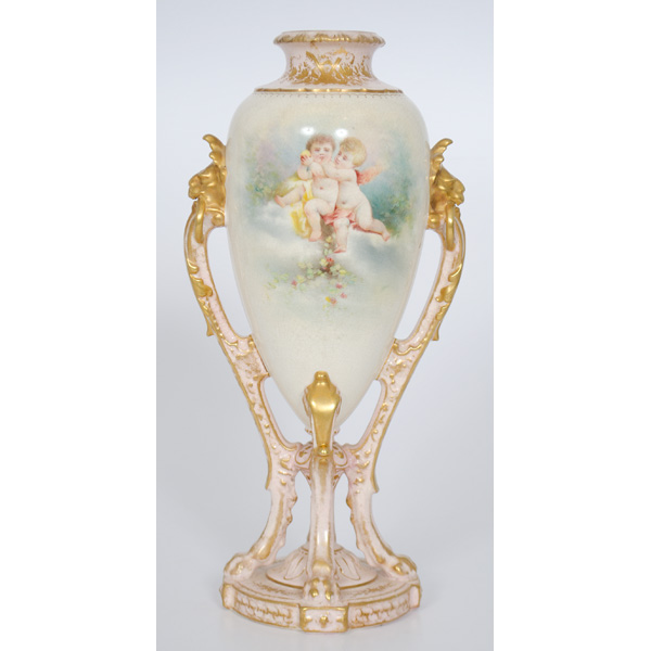 Royal Bonn Vase with Cherubs