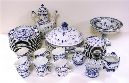 Royal Copenhagen  blue and white