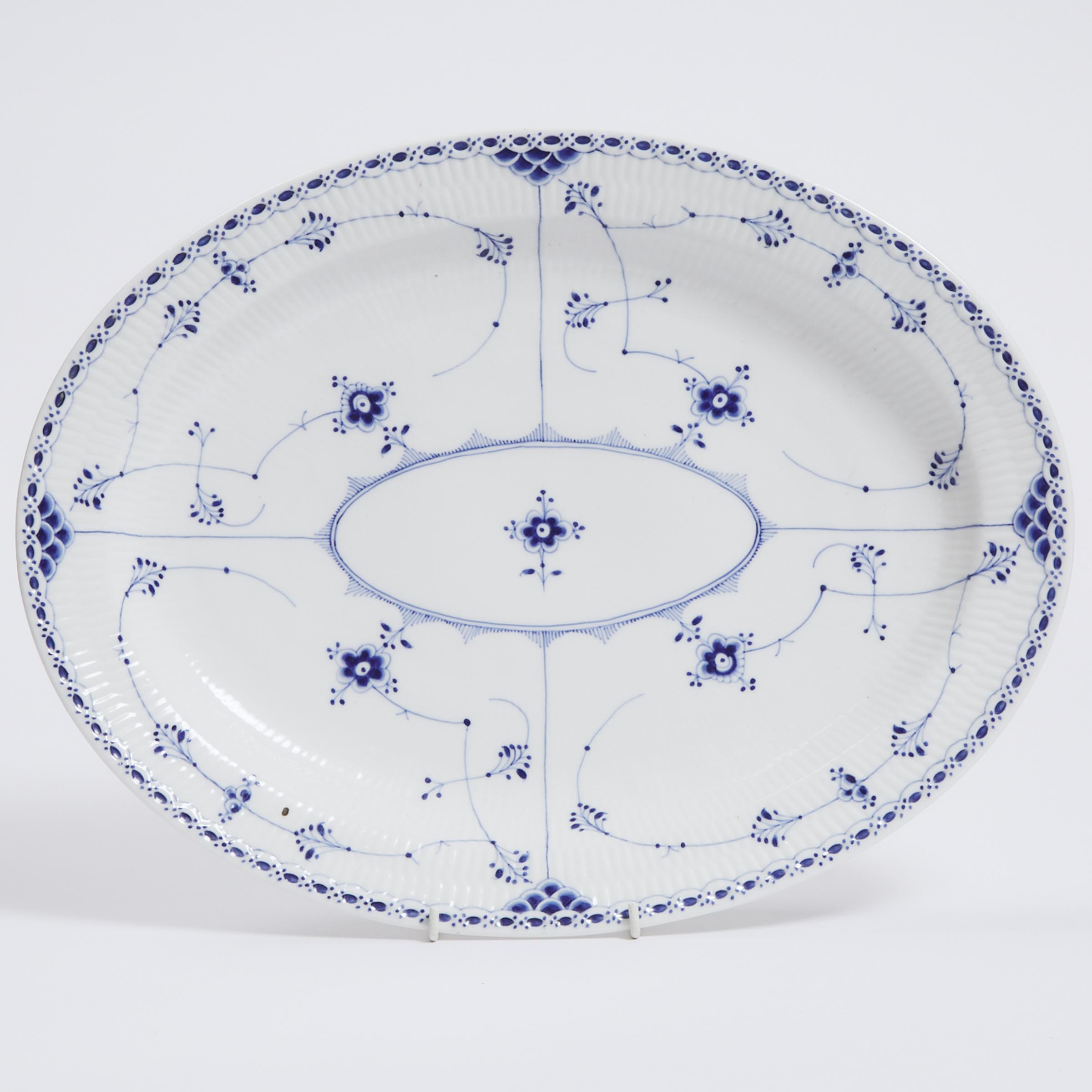 Royal Copenhagen 'Blue Fluted' Oval